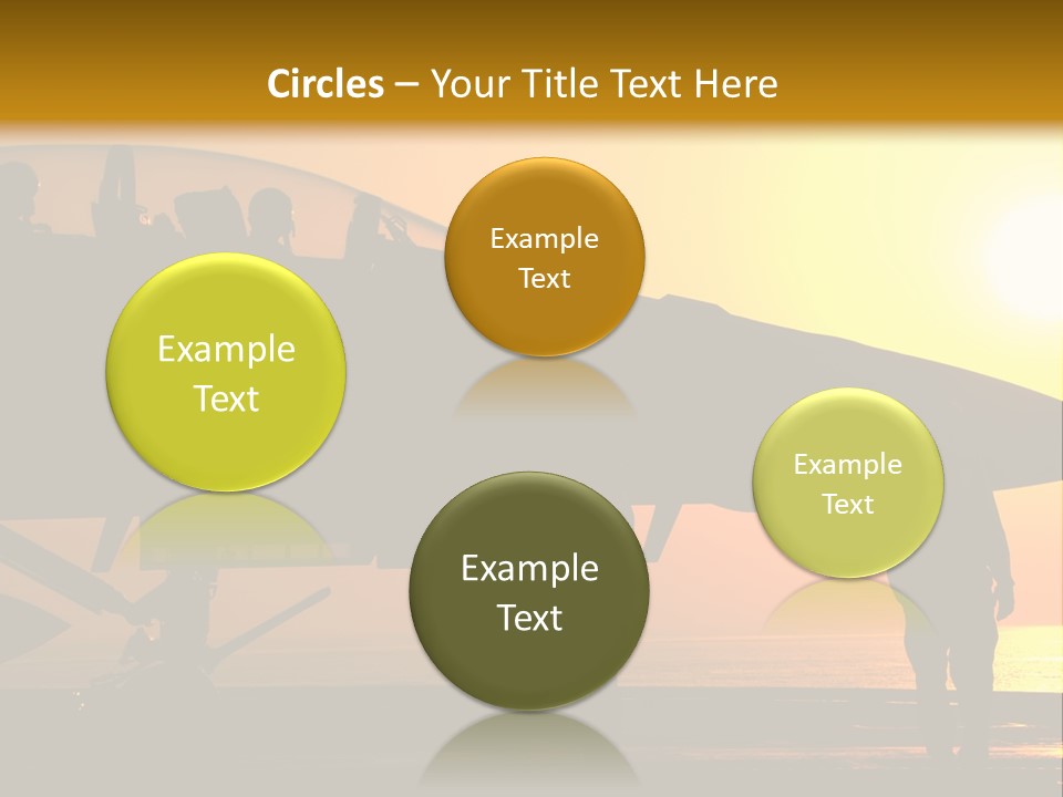 A Group Of People Standing Next To A Fighter Jet PowerPoint Template