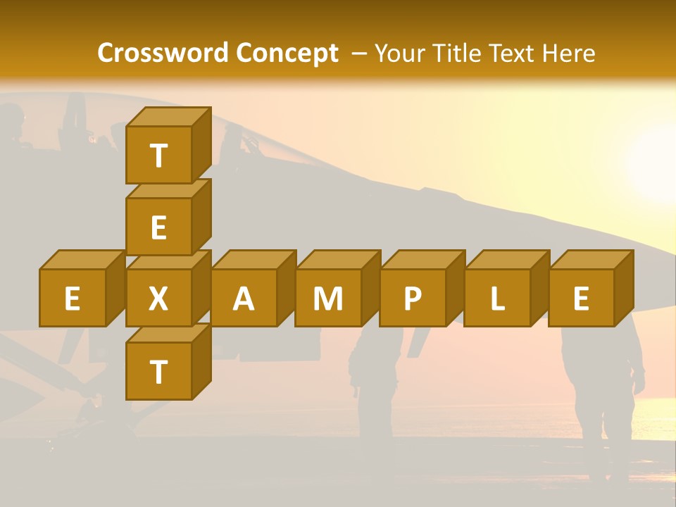 A Group Of People Standing Next To A Fighter Jet PowerPoint Template