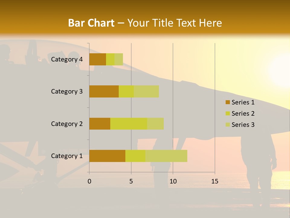 A Group Of People Standing Next To A Fighter Jet PowerPoint Template