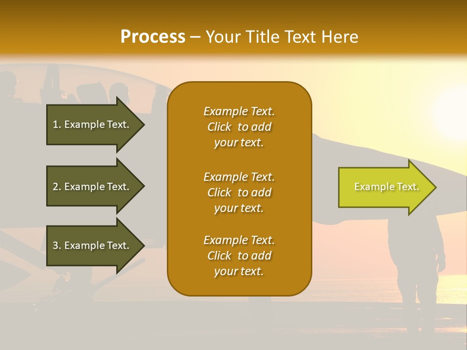 A Group Of People Standing Next To A Fighter Jet PowerPoint Template
