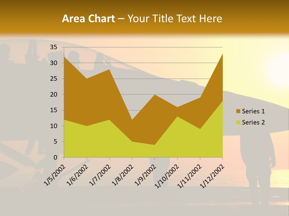 A Group Of People Standing Next To A Fighter Jet PowerPoint Template