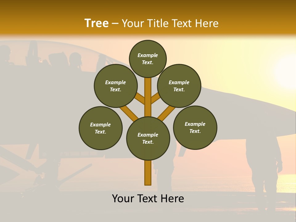 A Group Of People Standing Next To A Fighter Jet PowerPoint Template