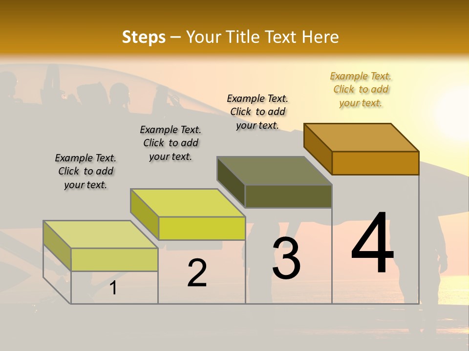 A Group Of People Standing Next To A Fighter Jet PowerPoint Template