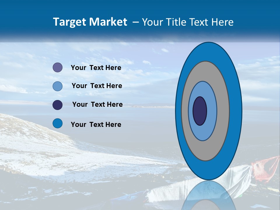 A Blue Sky With Clouds Over A Body Of Water PowerPoint Template