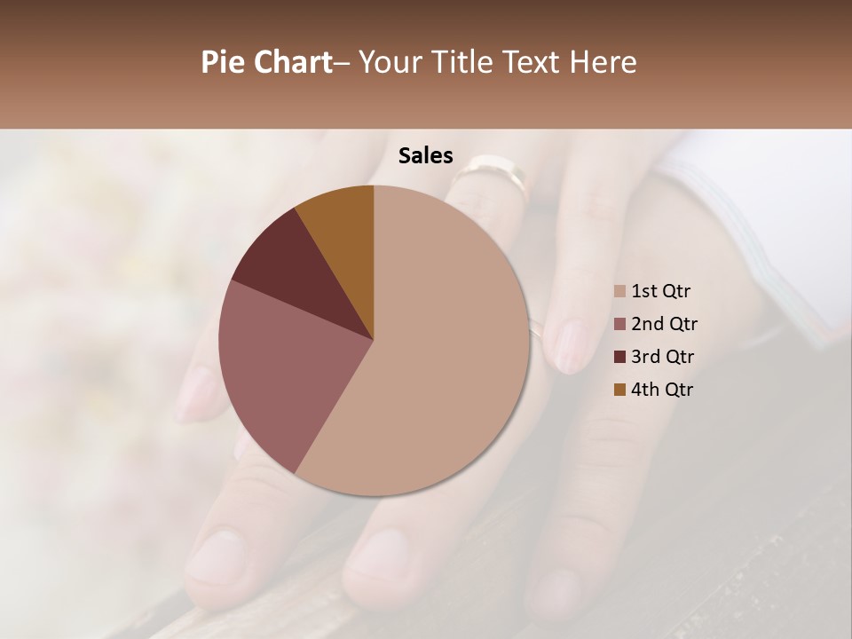 A Couple Holding Hands With Wedding Rings On Them PowerPoint Template