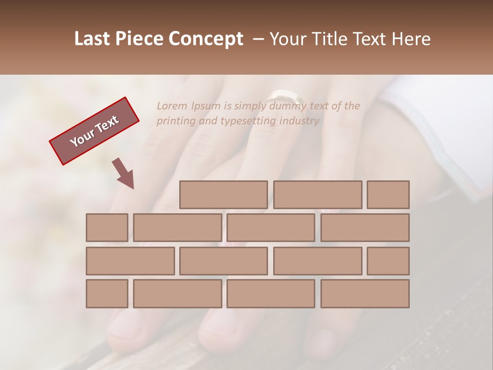 A Couple Holding Hands With Wedding Rings On Them PowerPoint Template