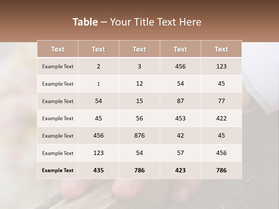 A Couple Holding Hands With Wedding Rings On Them PowerPoint Template