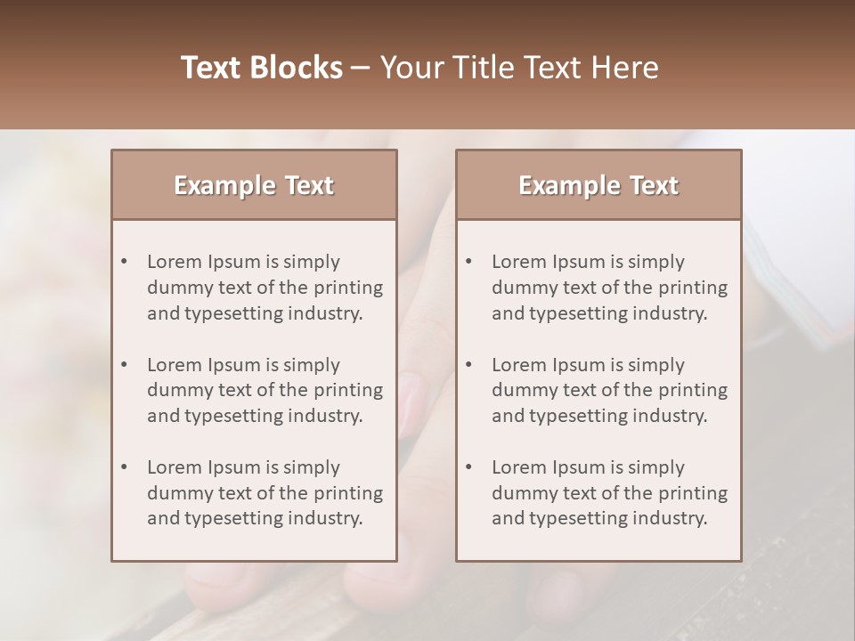 A Couple Holding Hands With Wedding Rings On Them PowerPoint Template