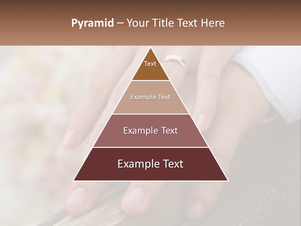 A Couple Holding Hands With Wedding Rings On Them PowerPoint Template