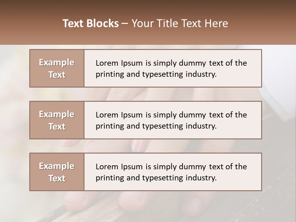 A Couple Holding Hands With Wedding Rings On Them PowerPoint Template