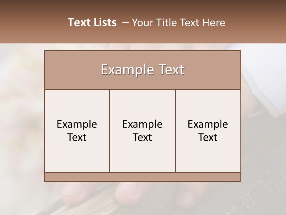 A Couple Holding Hands With Wedding Rings On Them PowerPoint Template