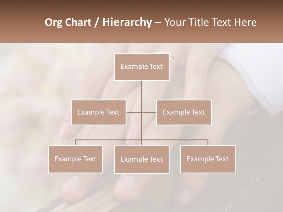 A Couple Holding Hands With Wedding Rings On Them PowerPoint Template