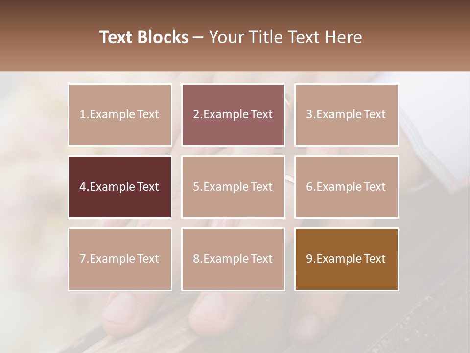 A Couple Holding Hands With Wedding Rings On Them PowerPoint Template