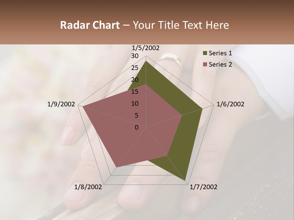 A Couple Holding Hands With Wedding Rings On Them PowerPoint Template