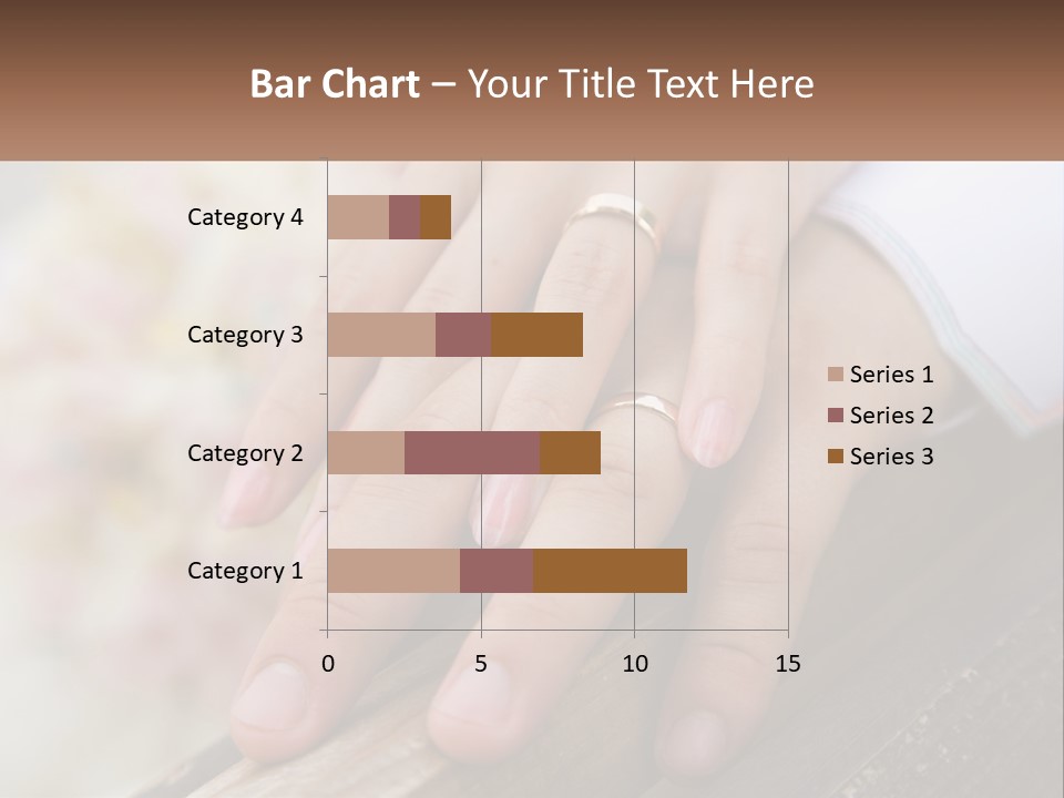 A Couple Holding Hands With Wedding Rings On Them PowerPoint Template