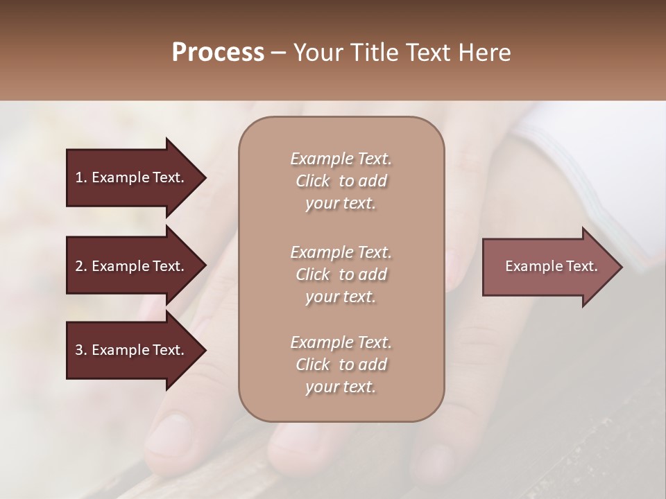 A Couple Holding Hands With Wedding Rings On Them PowerPoint Template