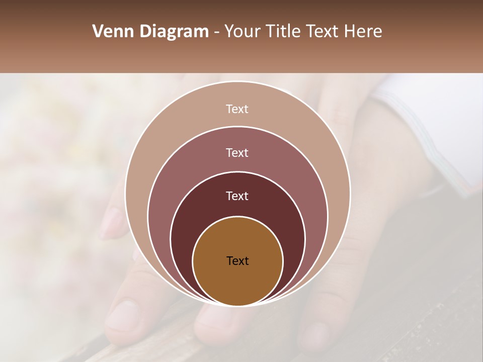 A Couple Holding Hands With Wedding Rings On Them PowerPoint Template