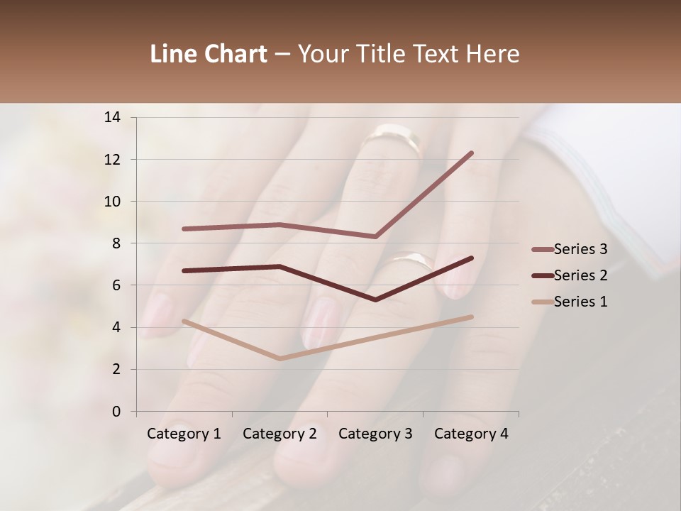 A Couple Holding Hands With Wedding Rings On Them PowerPoint Template