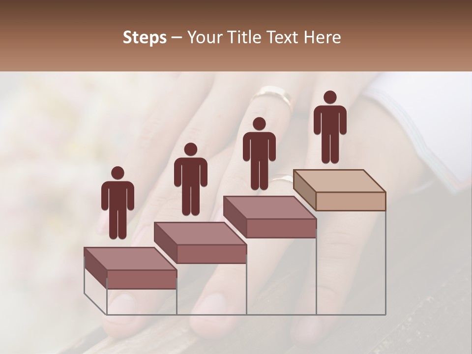 A Couple Holding Hands With Wedding Rings On Them PowerPoint Template