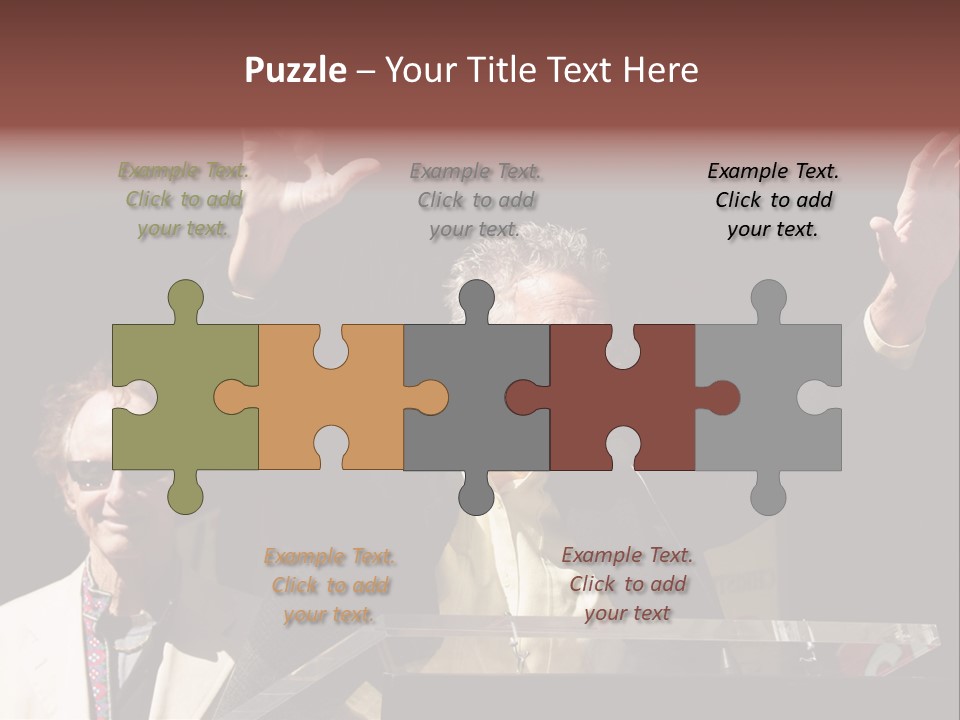 A Man Giving A Speech At A Podium PowerPoint Template