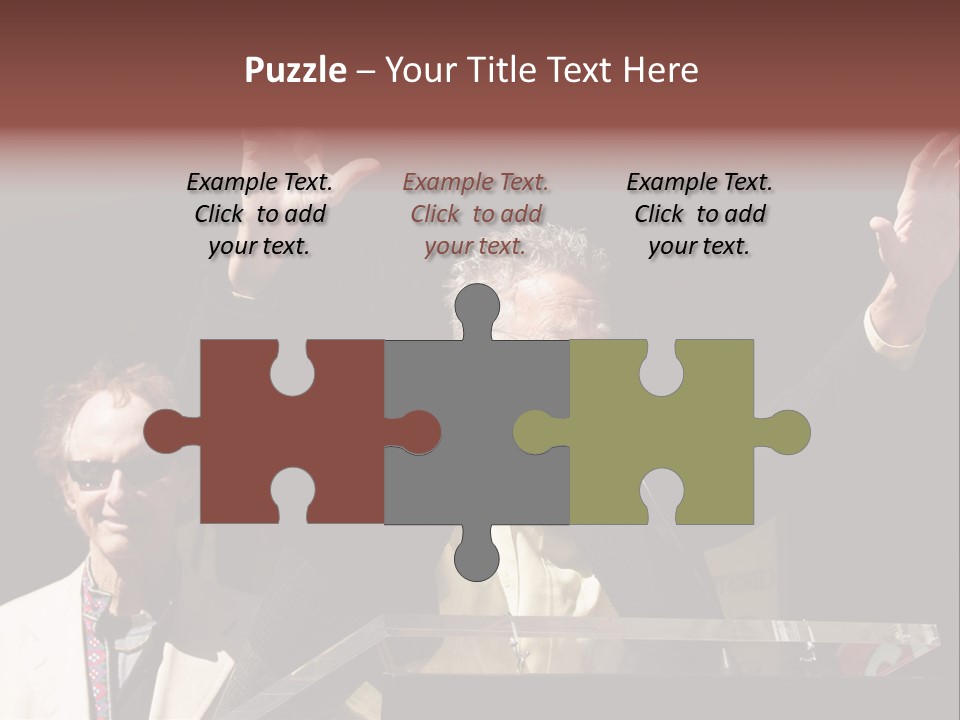 A Man Giving A Speech At A Podium PowerPoint Template