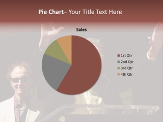 A Man Giving A Speech At A Podium PowerPoint Template