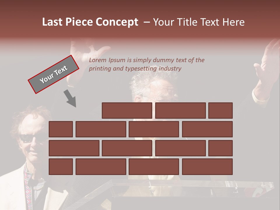 A Man Giving A Speech At A Podium PowerPoint Template