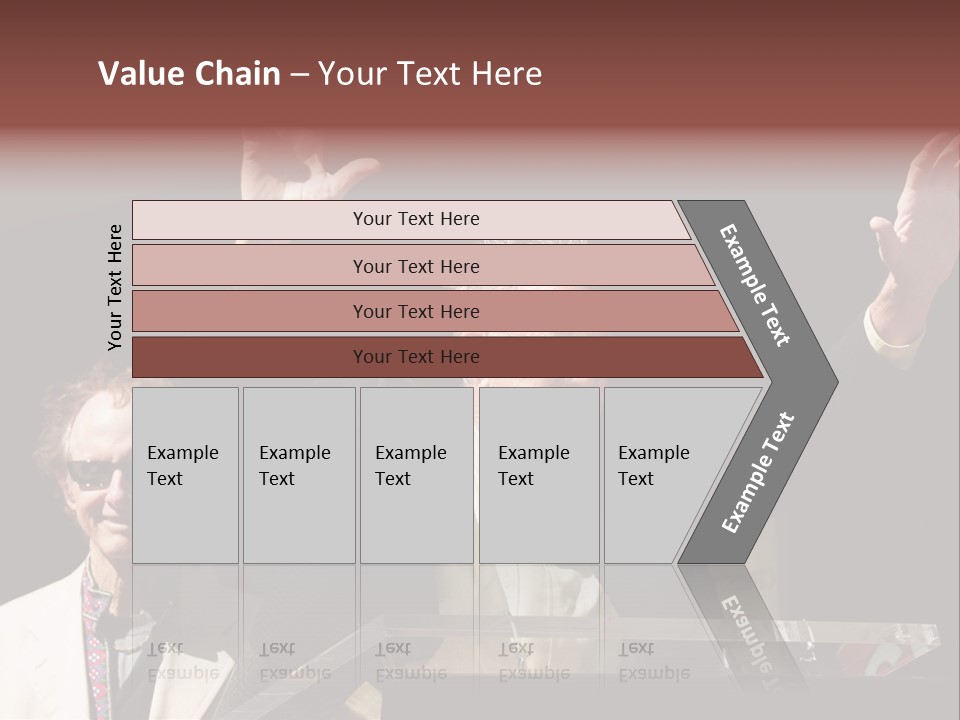 A Man Giving A Speech At A Podium PowerPoint Template