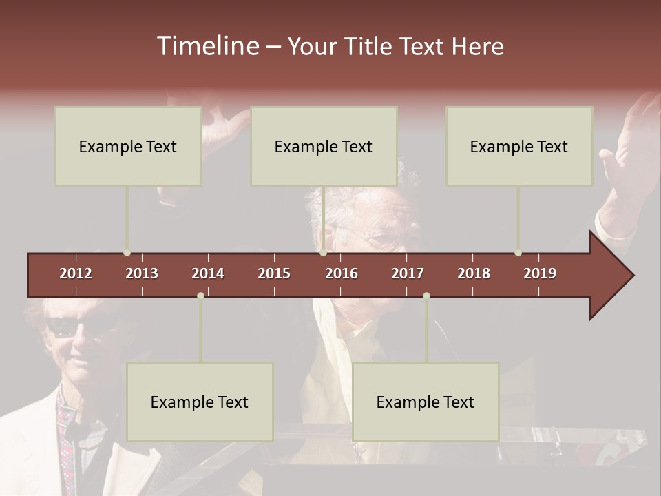 A Man Giving A Speech At A Podium PowerPoint Template