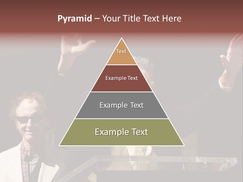 A Man Giving A Speech At A Podium PowerPoint Template