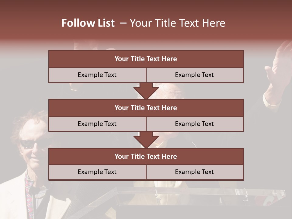 A Man Giving A Speech At A Podium PowerPoint Template