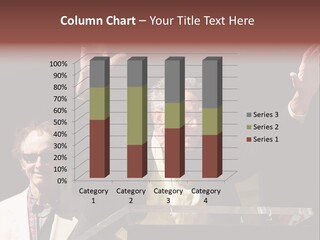 A Man Giving A Speech At A Podium PowerPoint Template