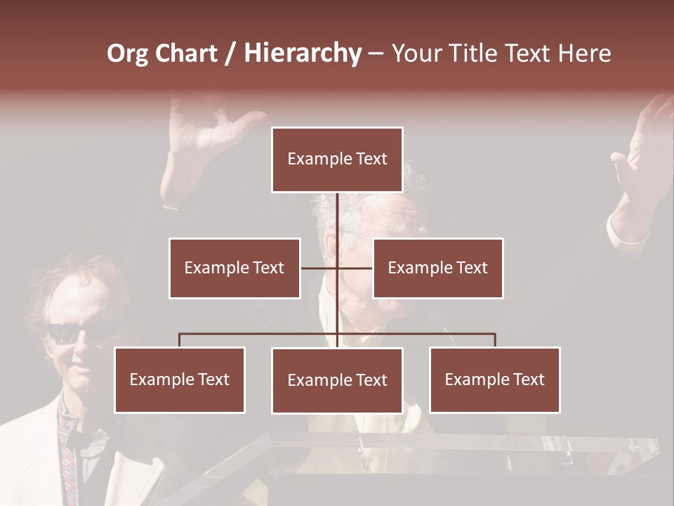A Man Giving A Speech At A Podium PowerPoint Template