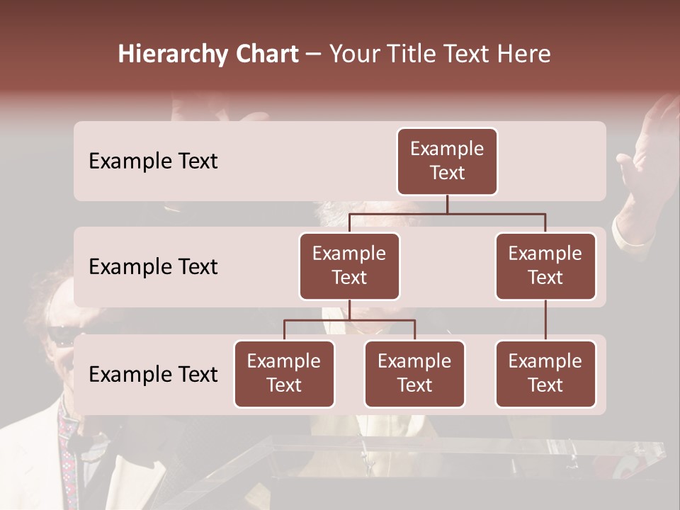 A Man Giving A Speech At A Podium PowerPoint Template