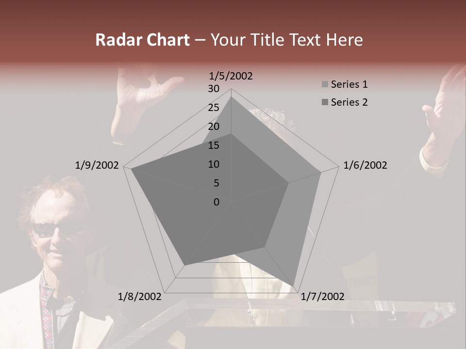 A Man Giving A Speech At A Podium PowerPoint Template