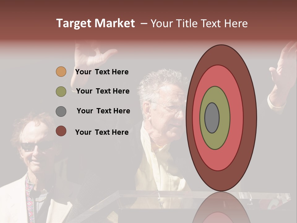 A Man Giving A Speech At A Podium PowerPoint Template