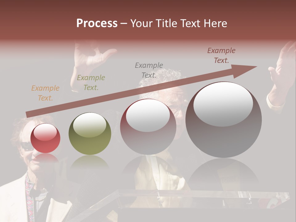 A Man Giving A Speech At A Podium PowerPoint Template