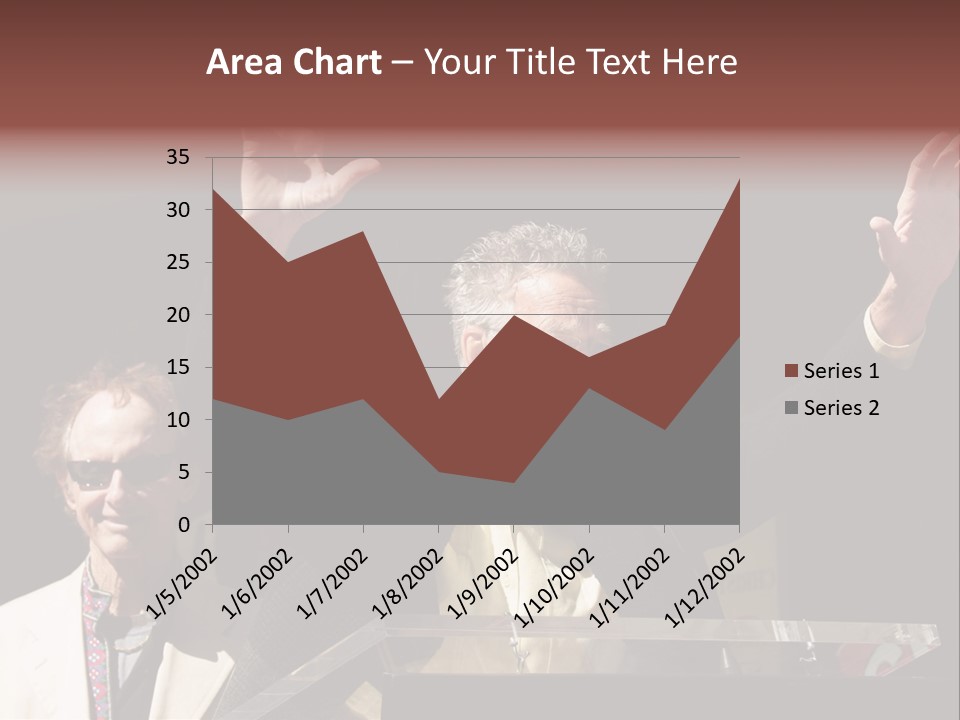 A Man Giving A Speech At A Podium PowerPoint Template
