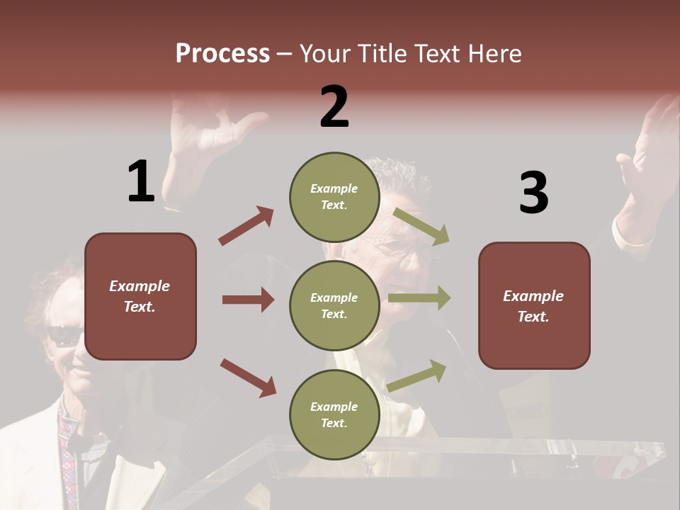 A Man Giving A Speech At A Podium PowerPoint Template