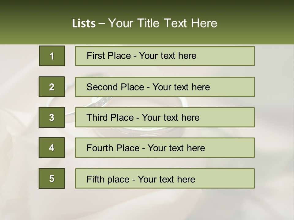 Two Wedding Rings Sitting On Top Of A White Rose PowerPoint Template