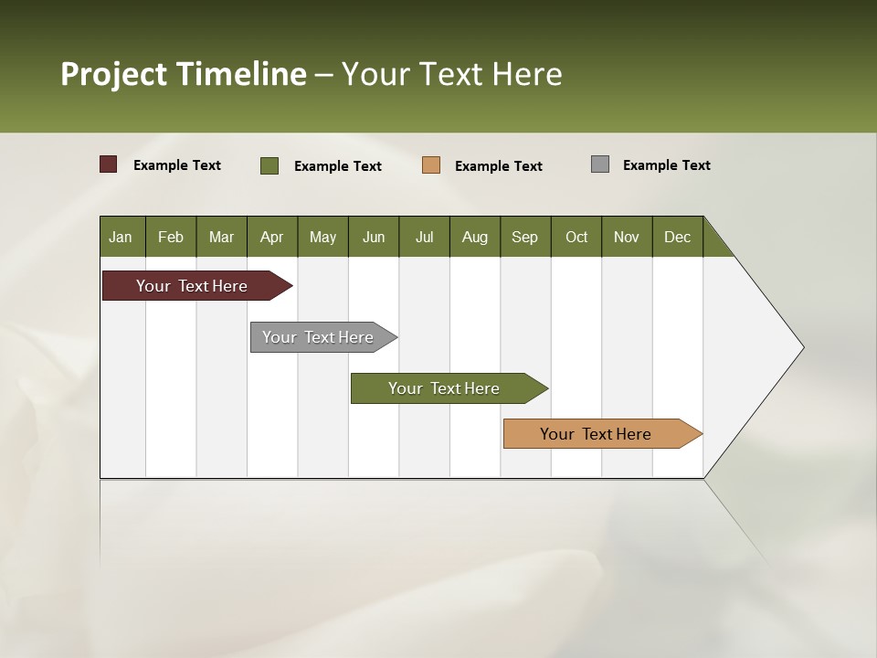 Two Wedding Rings Sitting On Top Of A White Rose PowerPoint Template