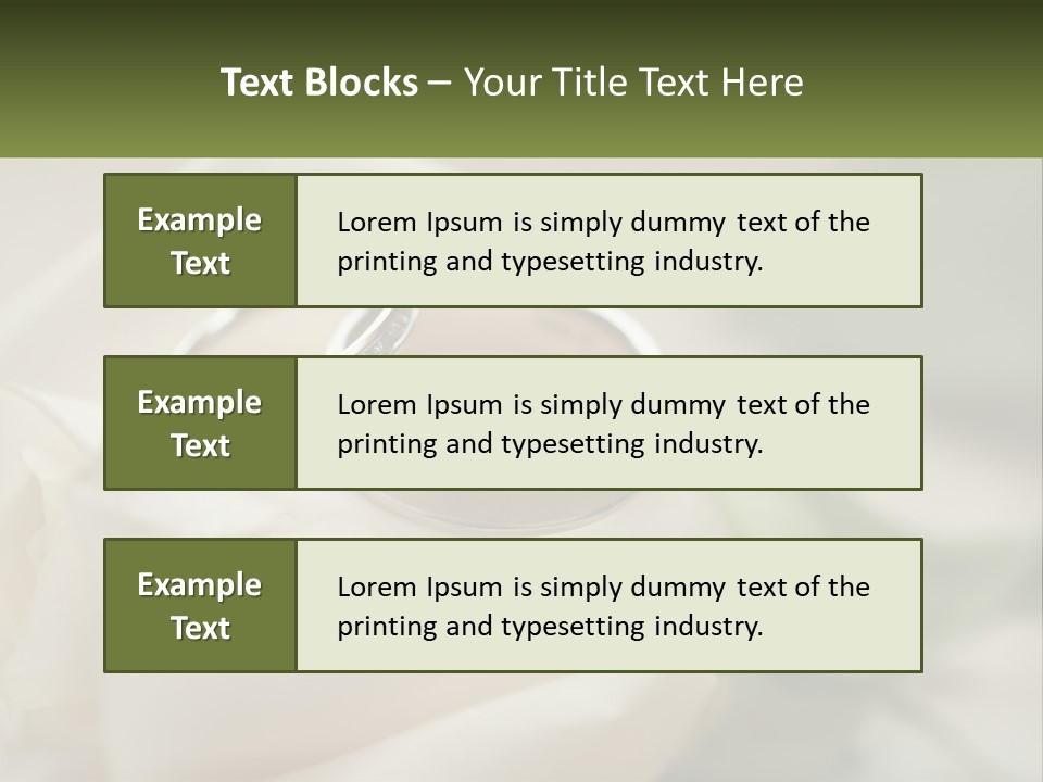 Two Wedding Rings Sitting On Top Of A White Rose PowerPoint Template