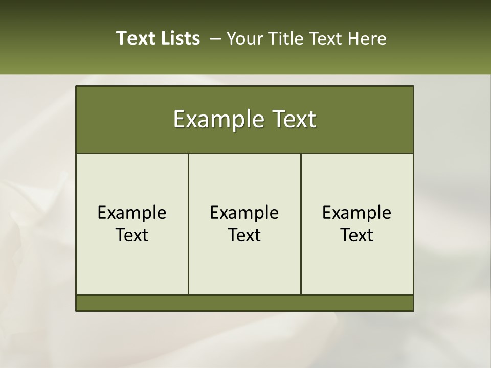 Two Wedding Rings Sitting On Top Of A White Rose PowerPoint Template