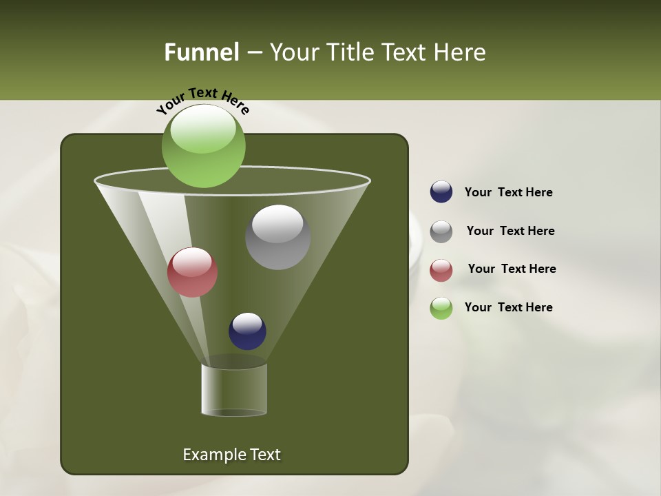 Two Wedding Rings Sitting On Top Of A White Rose PowerPoint Template