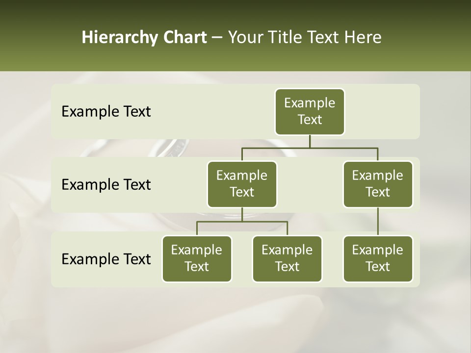 Two Wedding Rings Sitting On Top Of A White Rose PowerPoint Template