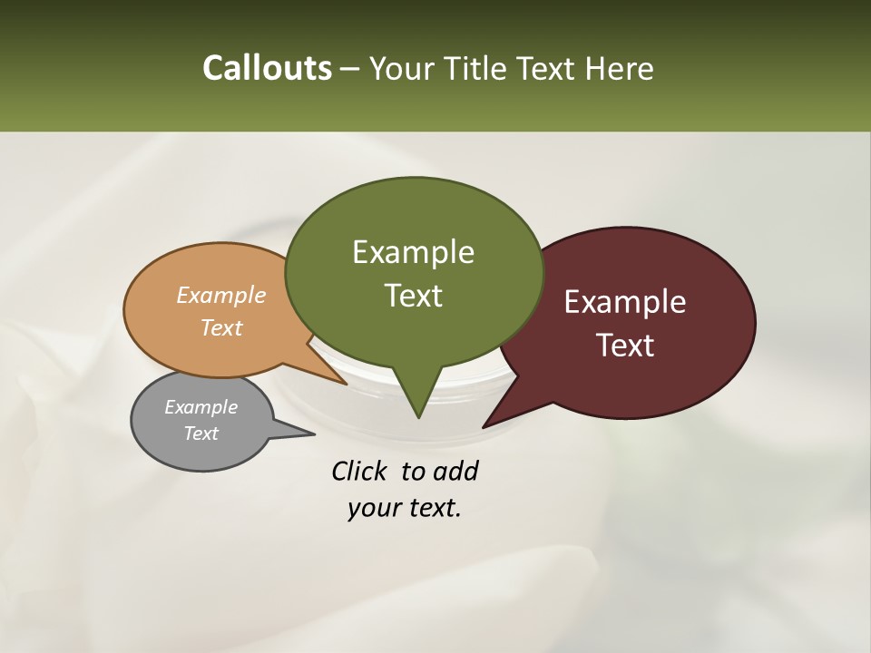 Two Wedding Rings Sitting On Top Of A White Rose PowerPoint Template