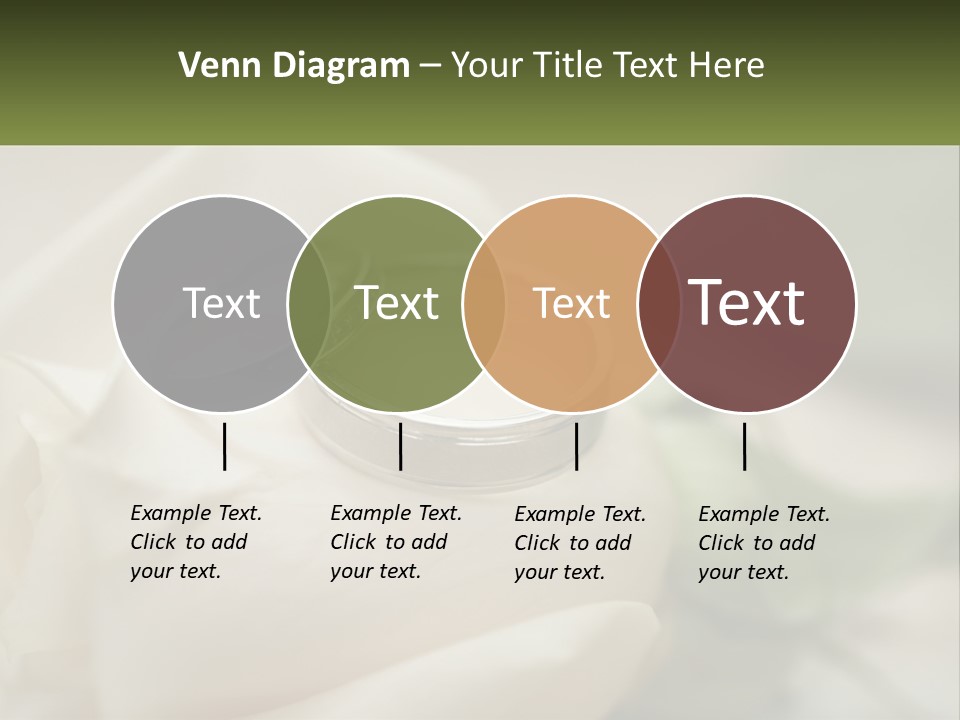Two Wedding Rings Sitting On Top Of A White Rose PowerPoint Template