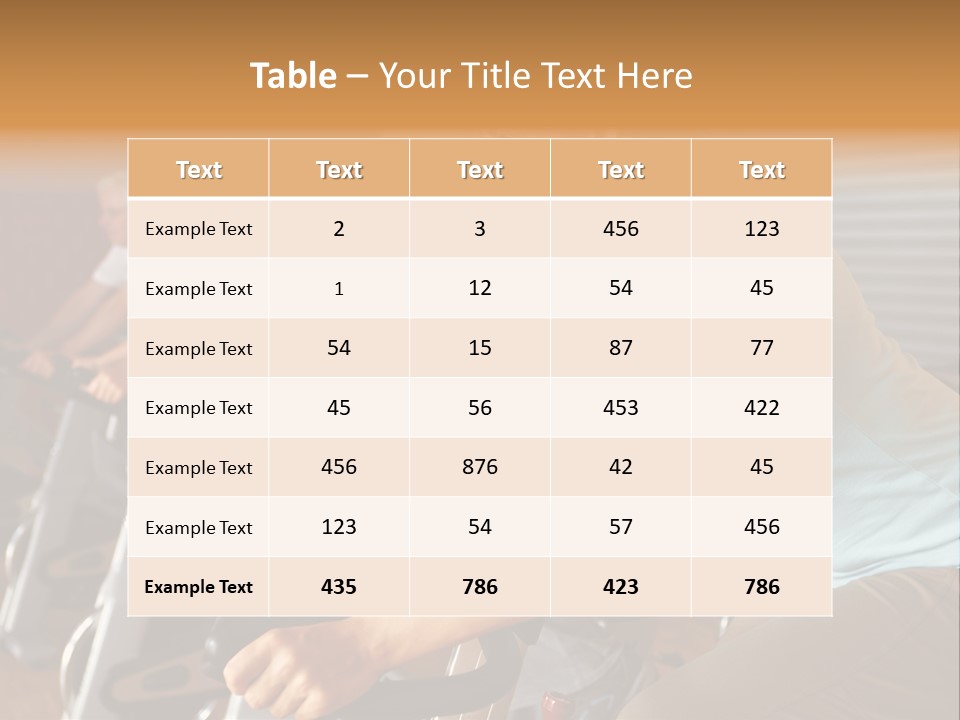 A Group Of People Riding Stationary Bikes In A Gym PowerPoint Template