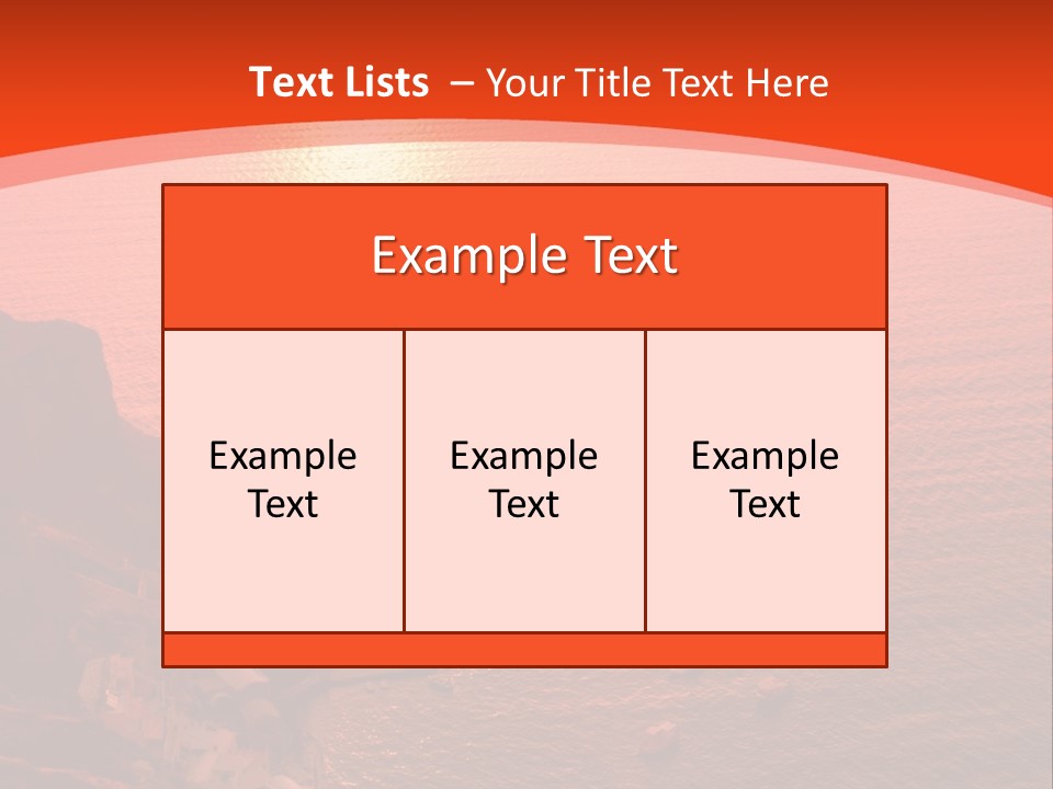 A Large Body Of Water With A Boat In The Distance PowerPoint Template