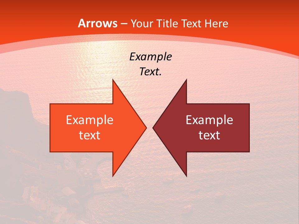 A Large Body Of Water With A Boat In The Distance PowerPoint Template